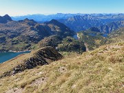 56 Vista sui Laghi Gemelli a sx e Lago delle  casere-Lago Marcio e Lago del Becco a dx